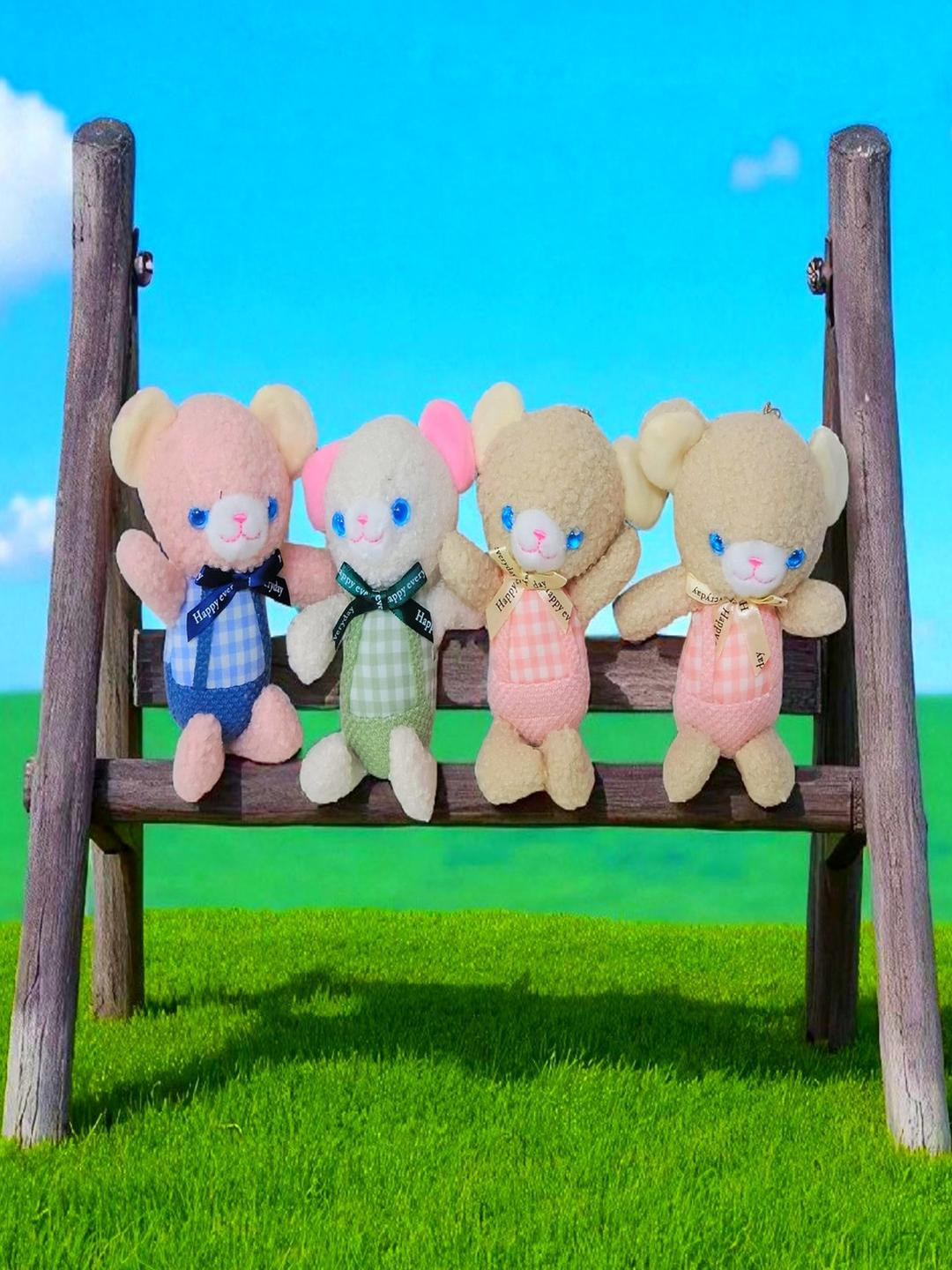 Plush Teddy Soft Toy Keychain And Keyring  1 Piece Only Random Colour