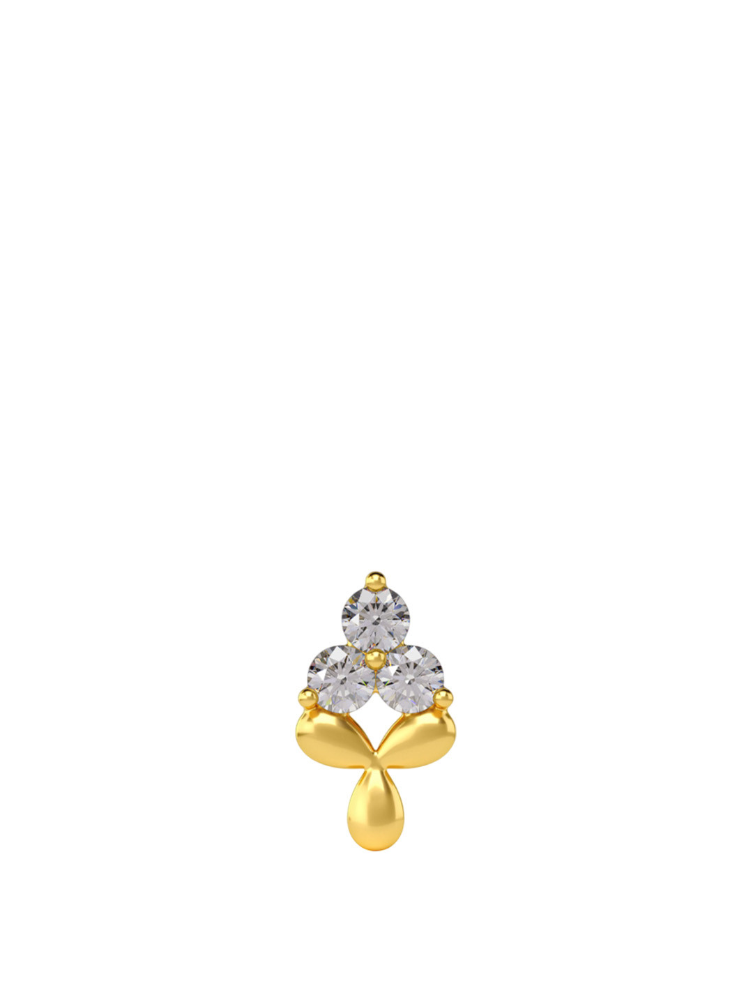 Joyalukkas Floral Gold Nose-pin