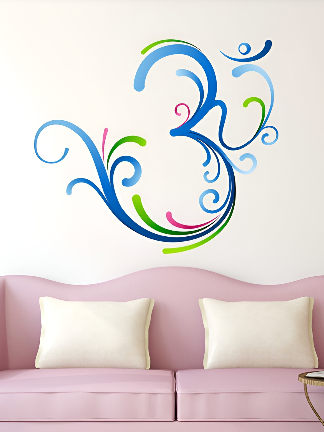 LANSTICK Blue & Green God Wallsticker