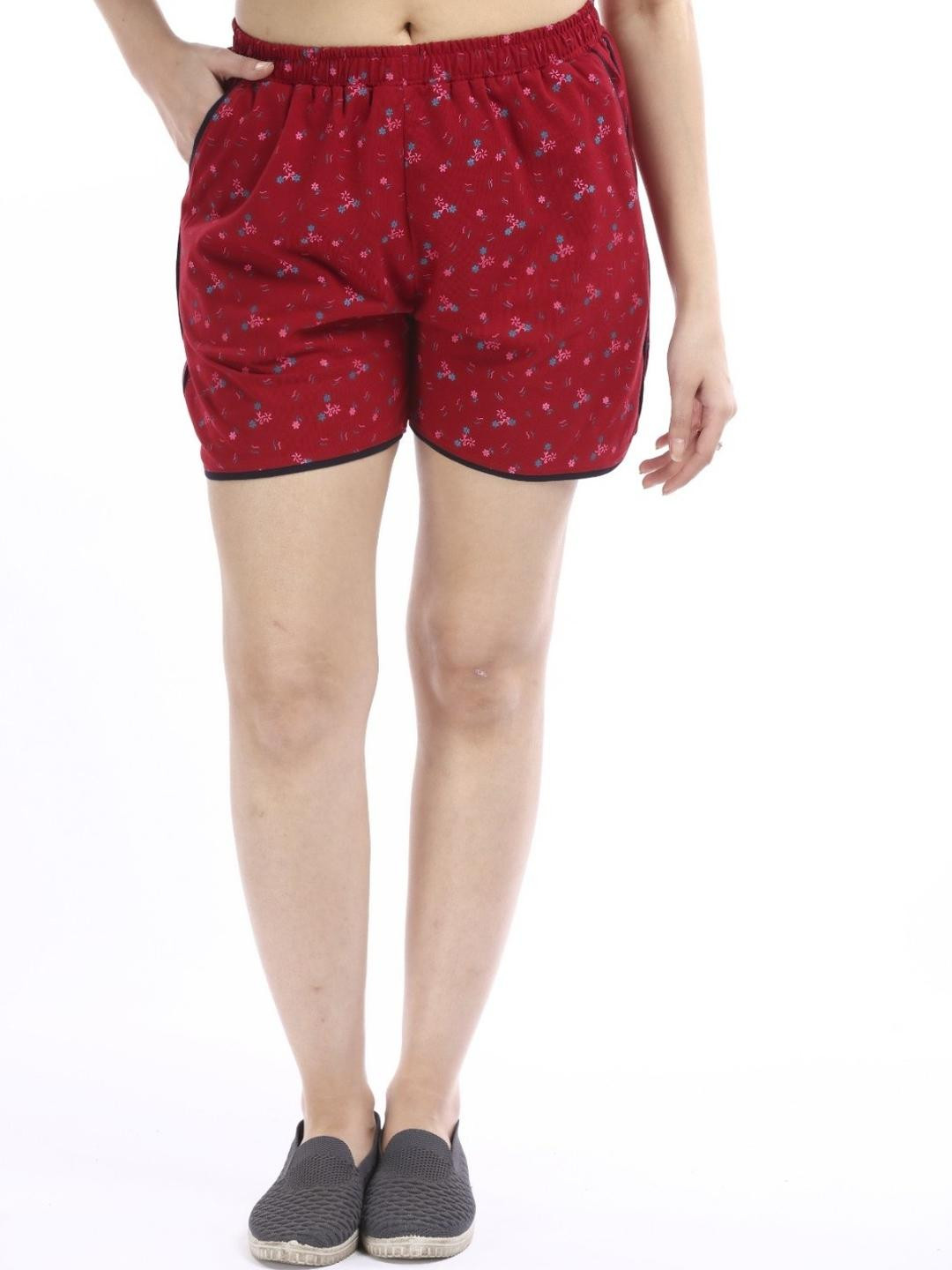 E-MAX Women Printed Lounge Shorts