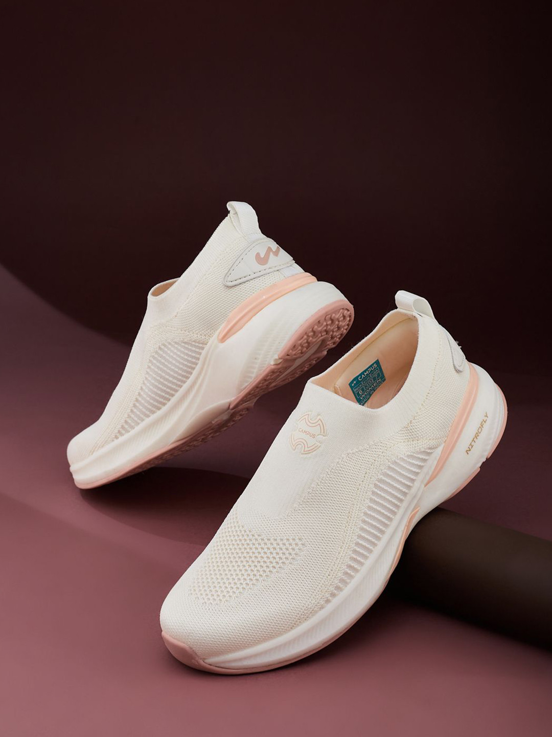 Campus Women MADRA Mesh Walking Non-Marking Shoes
