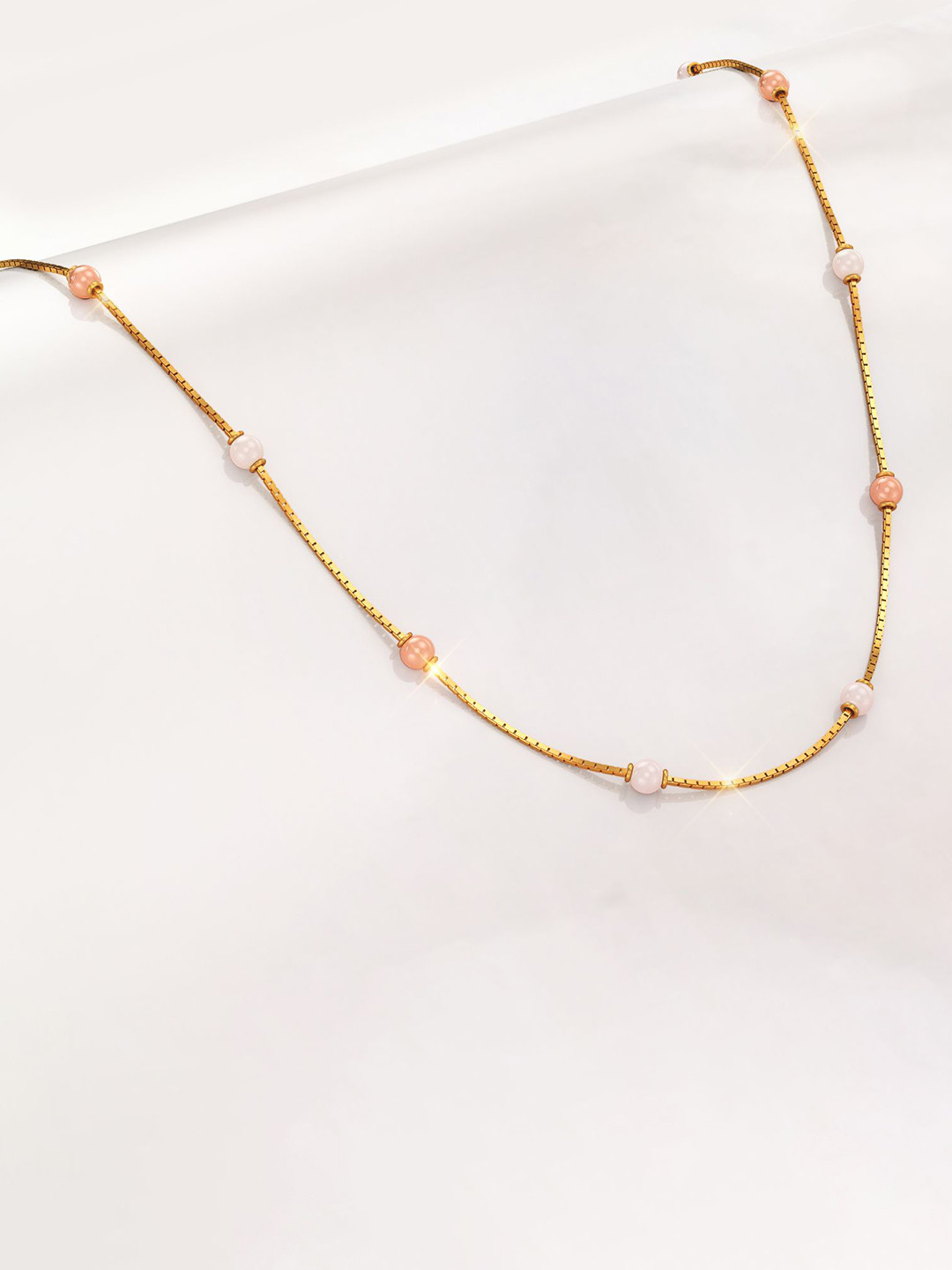 Joyalukkas 22KT Beaded Chic Gold Necklace