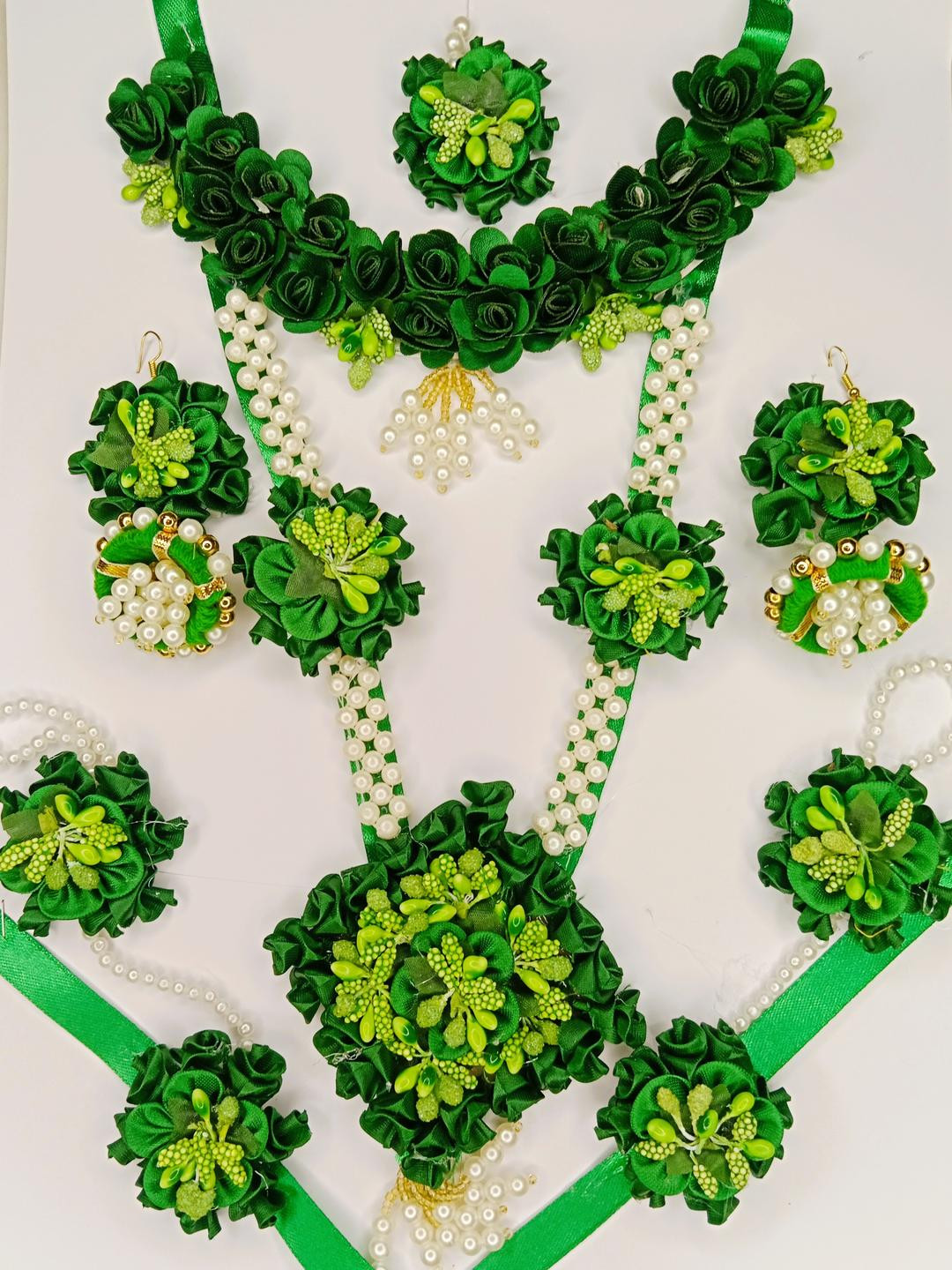 ALL DAY 365 Women Green Jewellery Set