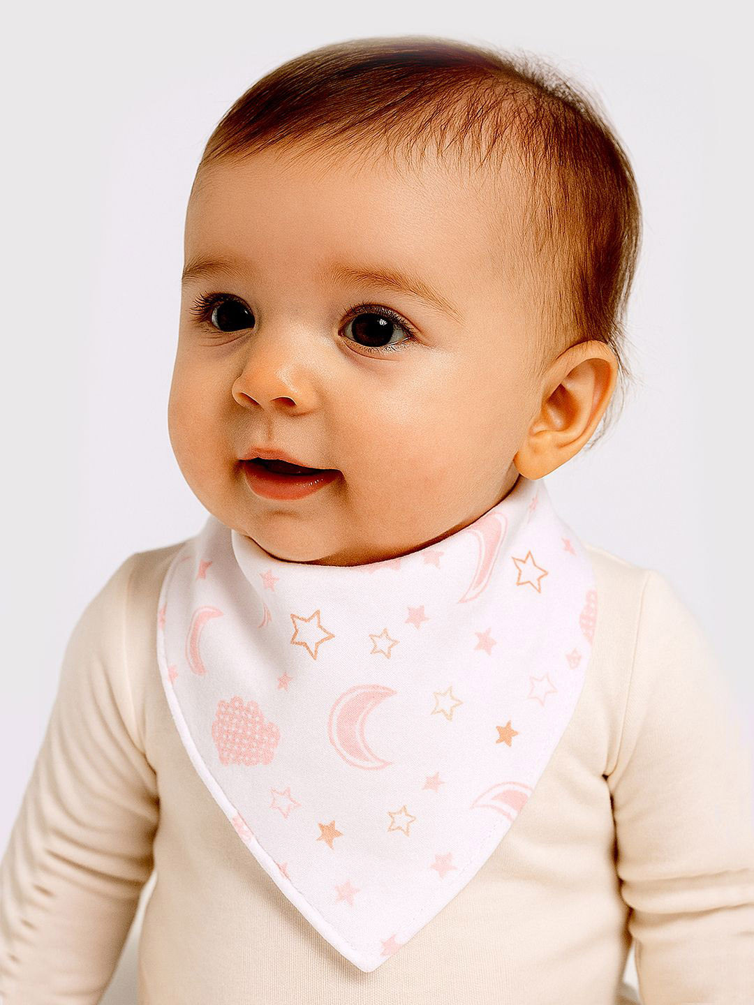 Little Surprise Box LLP Infants Pack Of 3 Twinkle Star Printed bibs