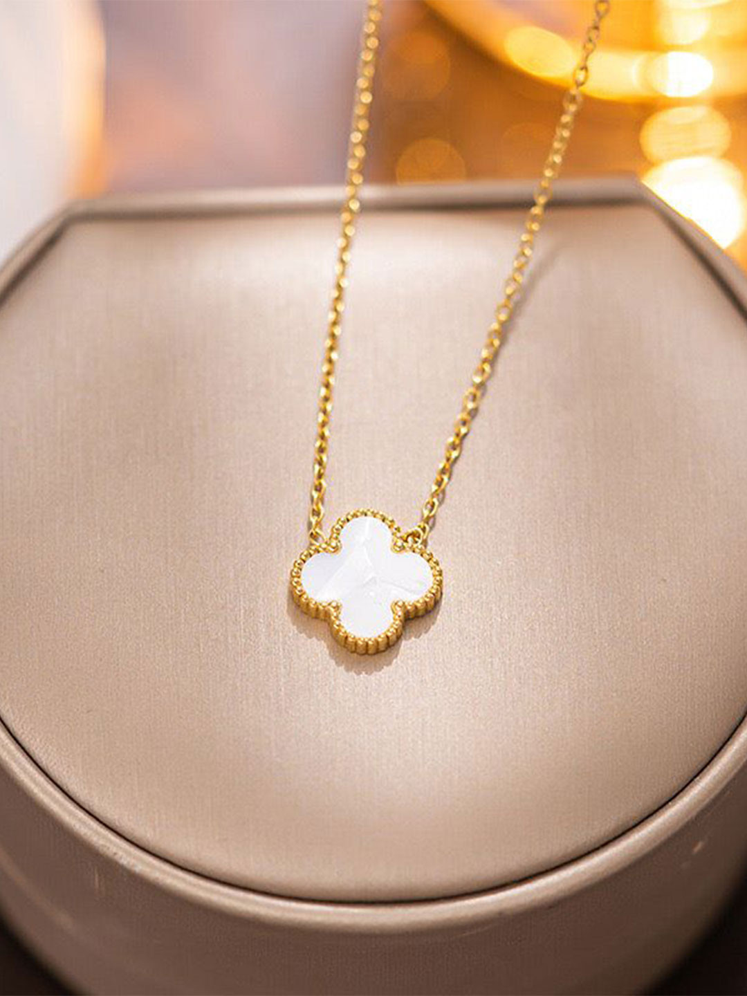 Winnifred Stainless Steel Gold-Plated Minimal Necklace