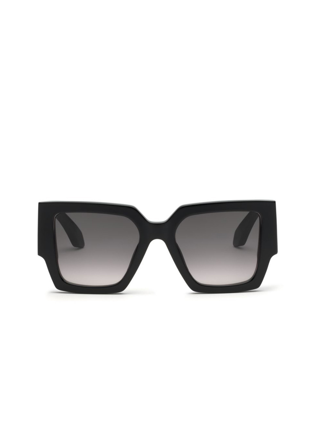 Roberto Cavalli Women Grey Lens & Black Butterfly Sunglasses with