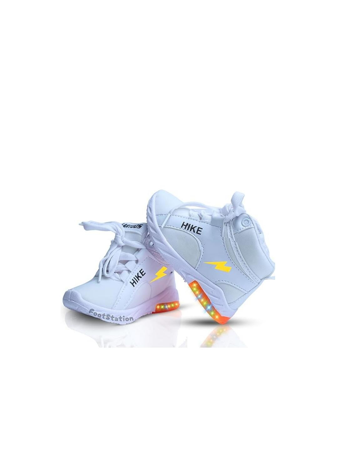 FootStation Kids Boys White Casual Shoes