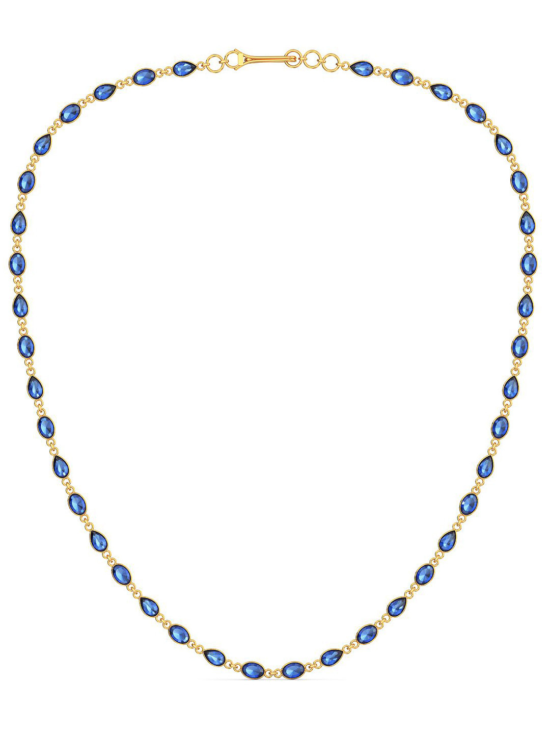 Joyalukkas 22KT Beautiful Gemstone Necklace Gold