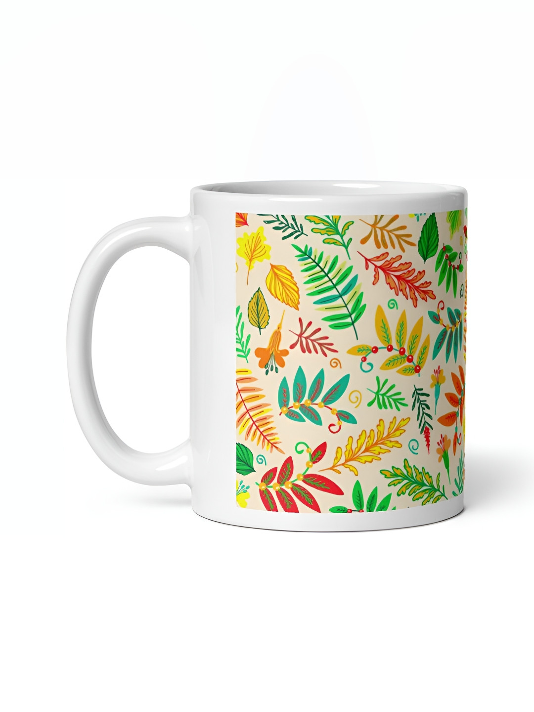 Mr UVD Yellow Printed Ceramic Cup