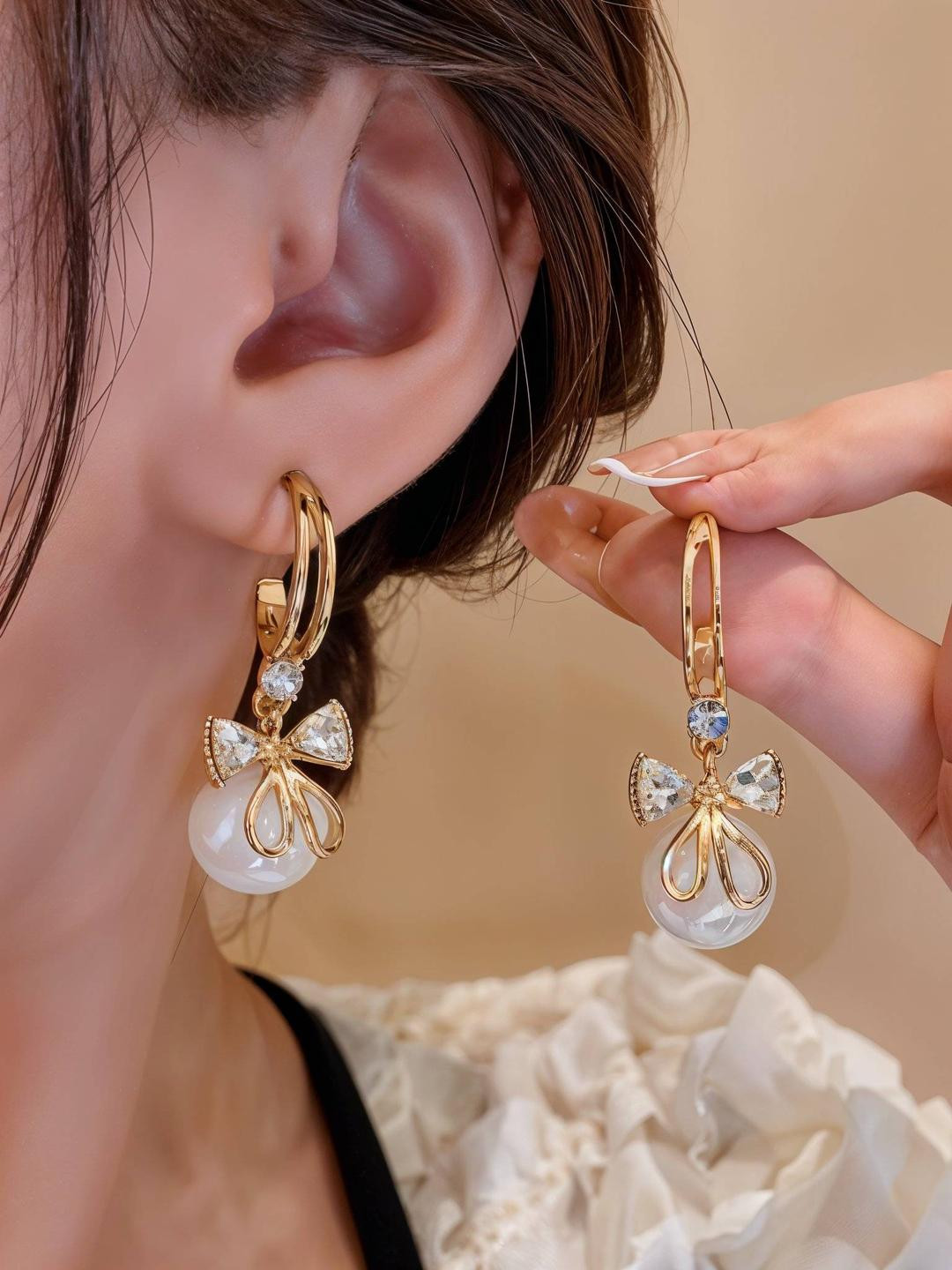 Elegant Gold-Plated Earrings