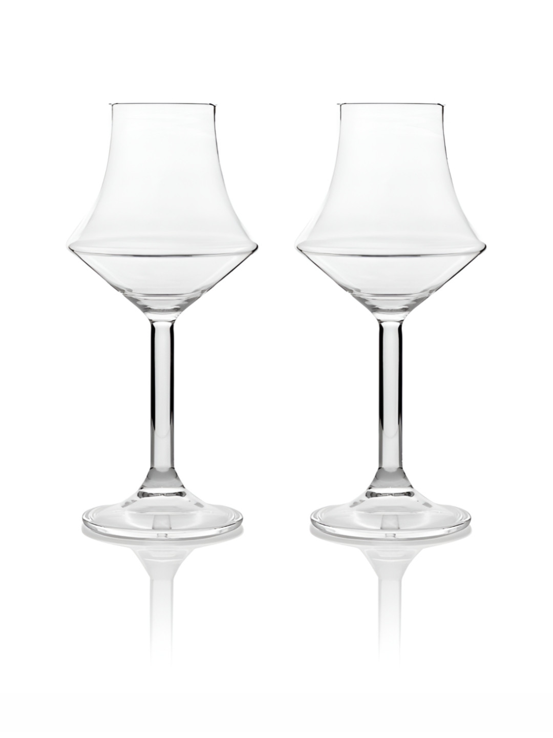 METIER Transparent 2 Pieces Borosilicate Glasses Easy To Clean Wine Glass