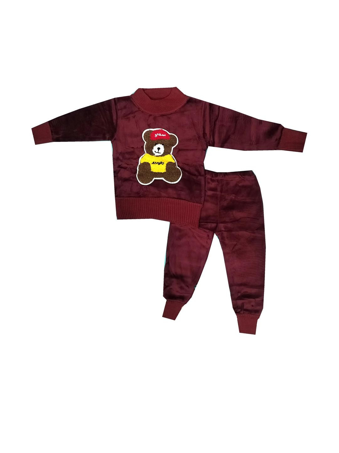 Fly Step Kids-Unisex Brown Clothing Set