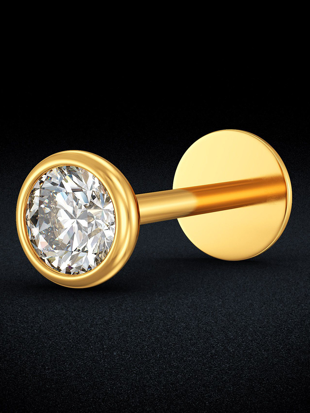 Joyalukkas Shimmering Golden Nosepin