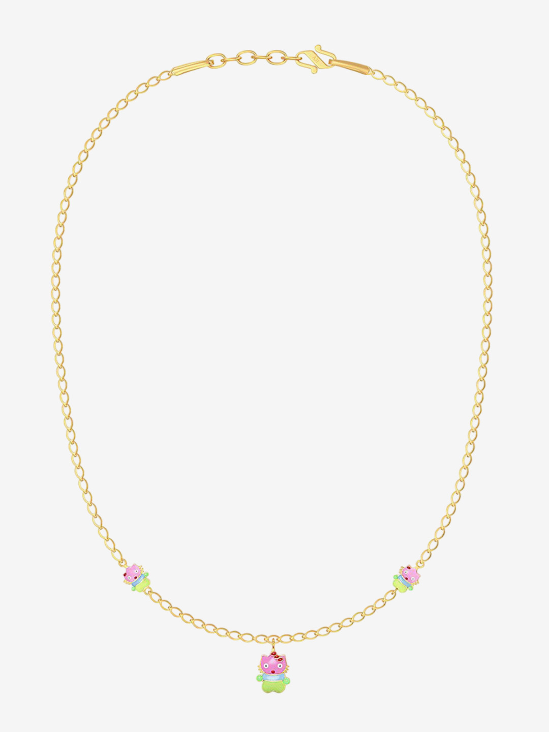 Joyalukkas Girls 22KT Super Cute Necklace Gold- 6.652 g
