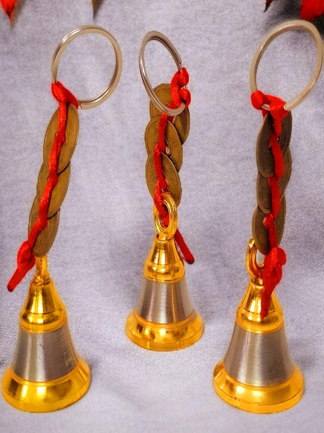 ADOREAL Pack of 3 Guardian Bell Key Chain