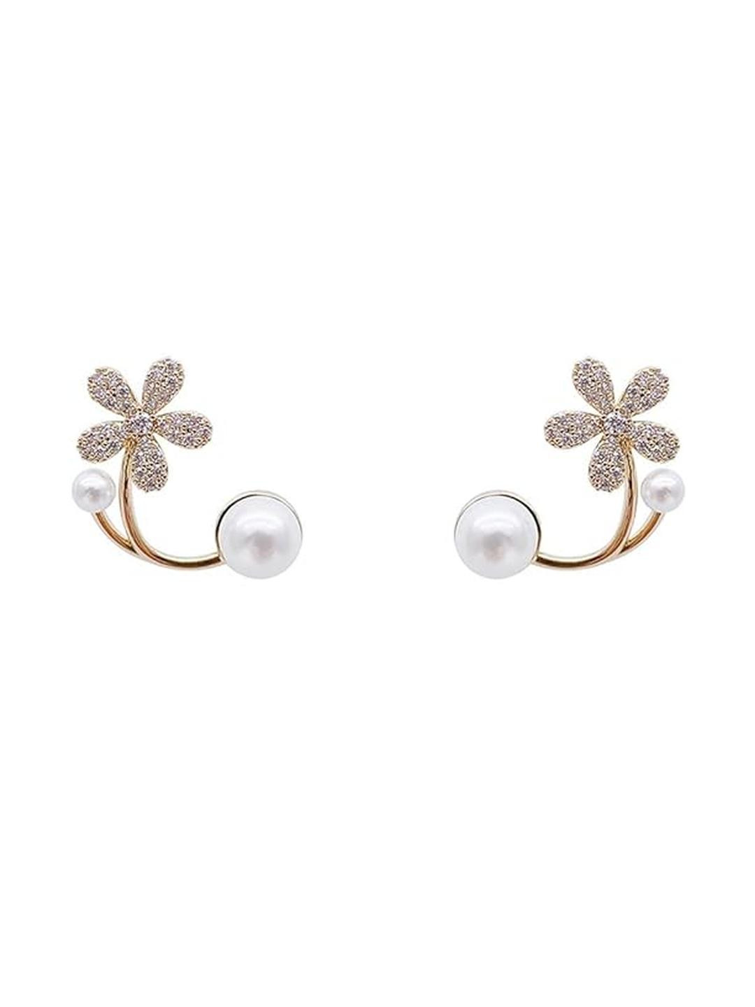 Eyes Blings  Gold Earrings