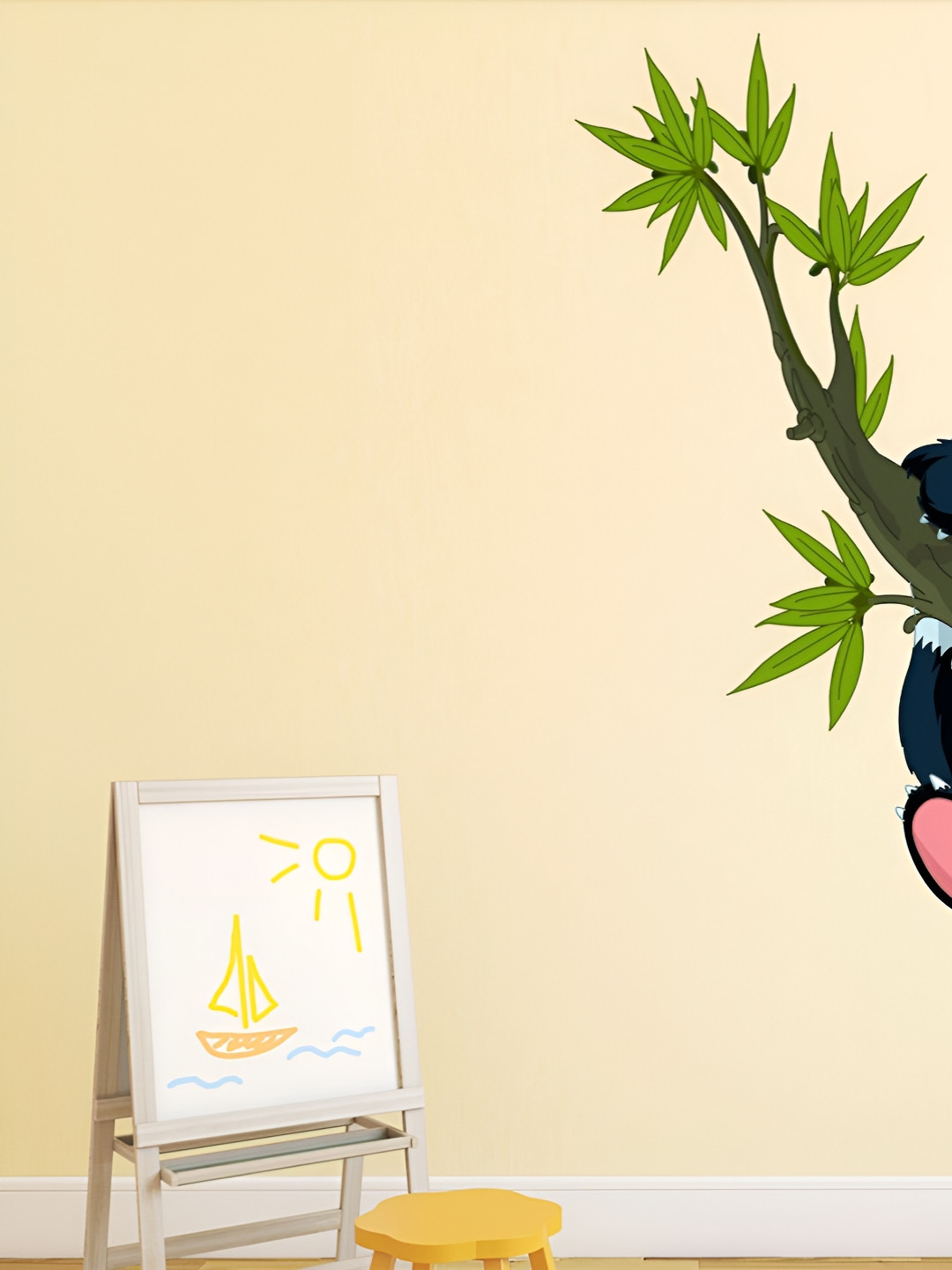 LANSTICK Tree with panda wallsticker