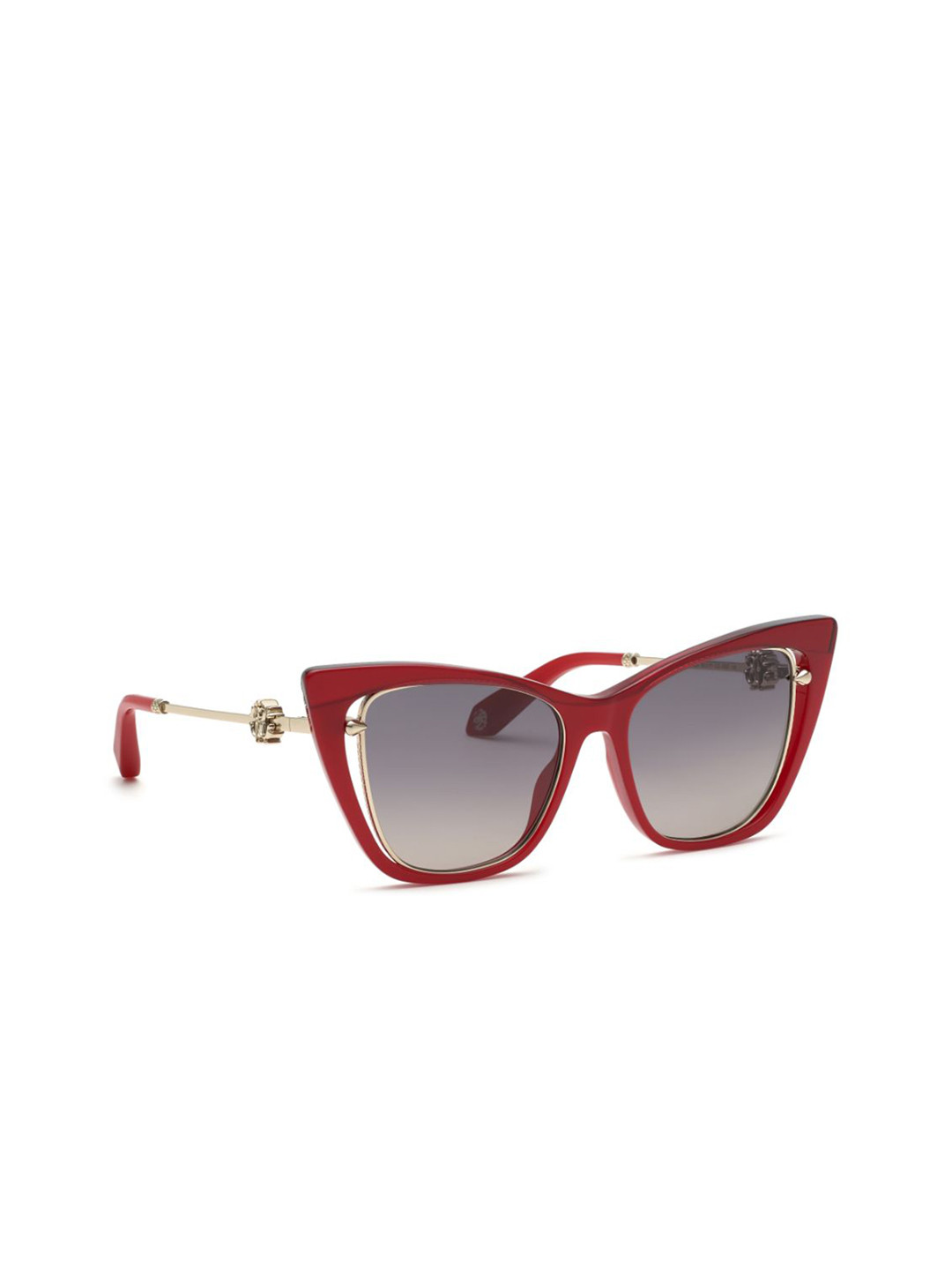 Roberto Cavalli Women Cateye Sunglasses with UV Protected Lens SRC033V539EZSG
