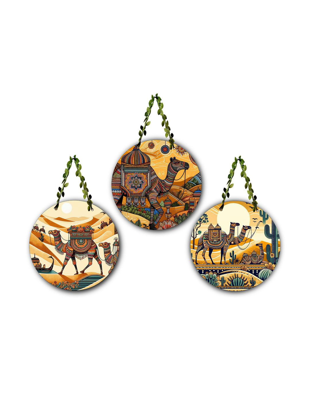 MD Arts Unisex Orange Wall Decor