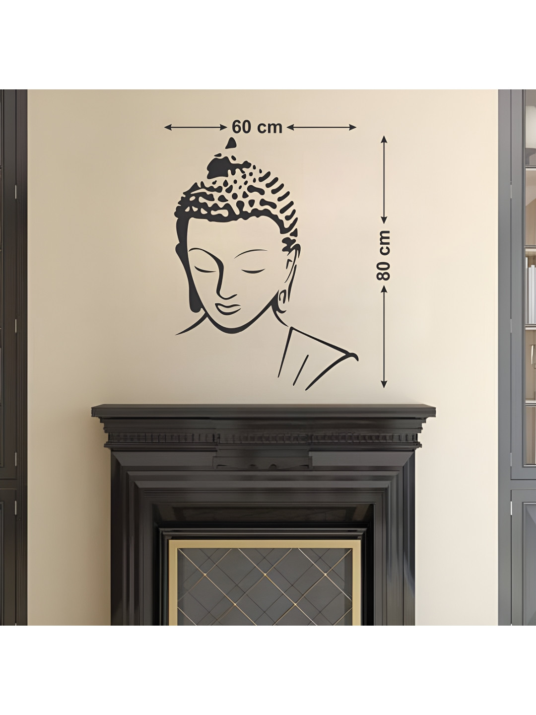 LANSTICK Budha Wall Sticker