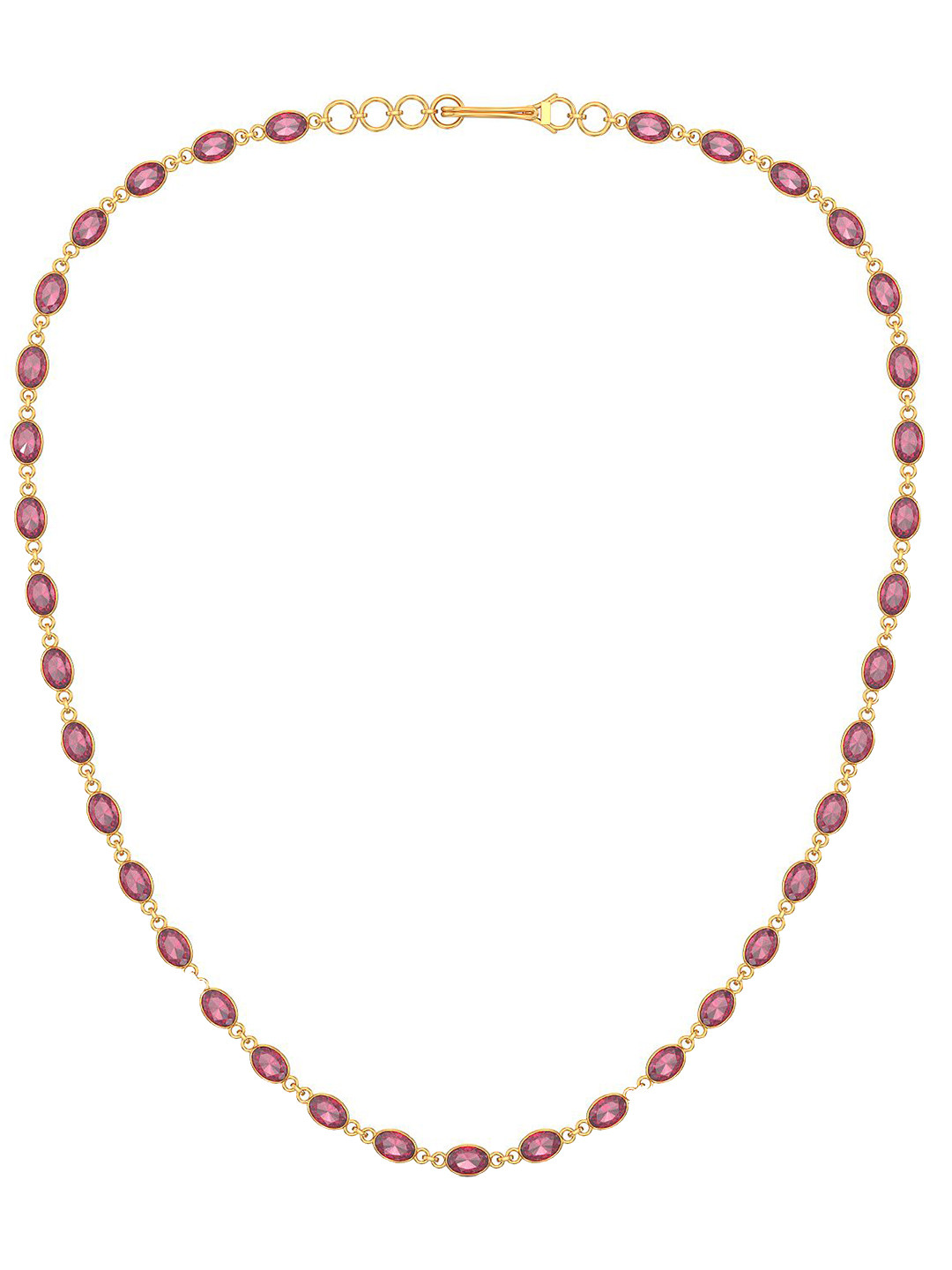 Joyalukkas Women 22KT Gemstone Rush Necklace Gold