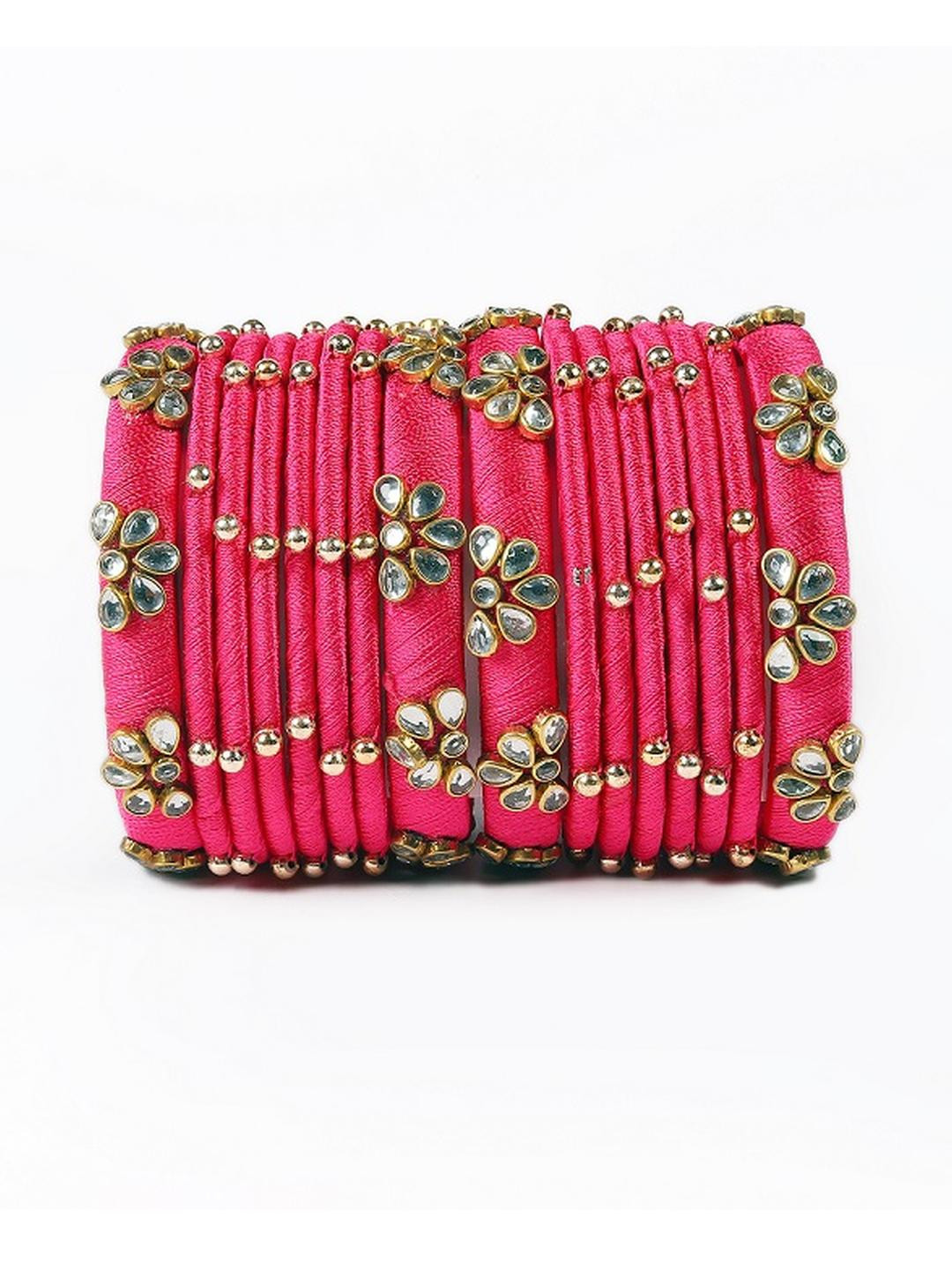 Saumakshi Designs Women Pink Bangle