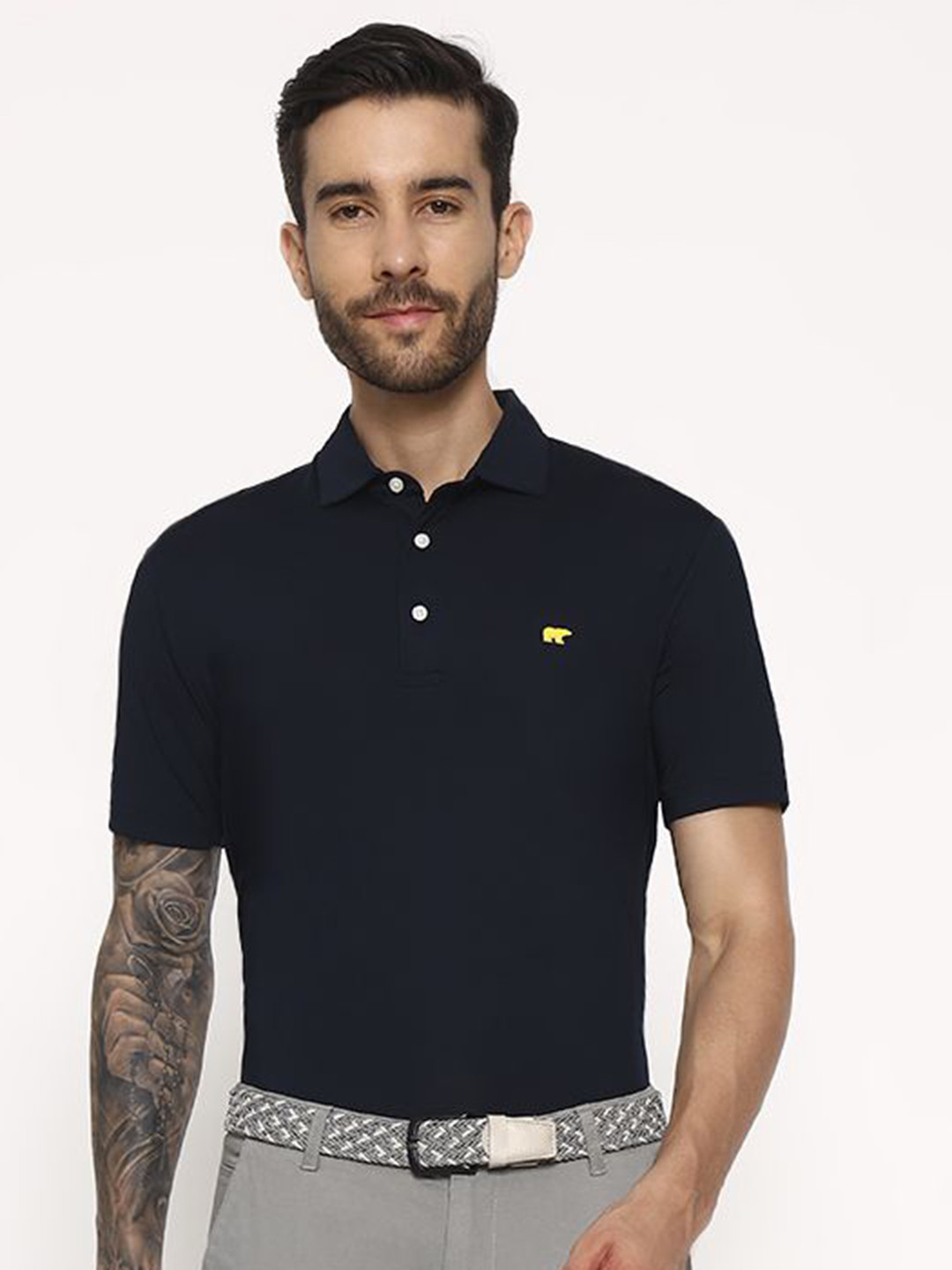 JACK NICKLAUS Polo Collar Short Sleeves Golf T-shirt