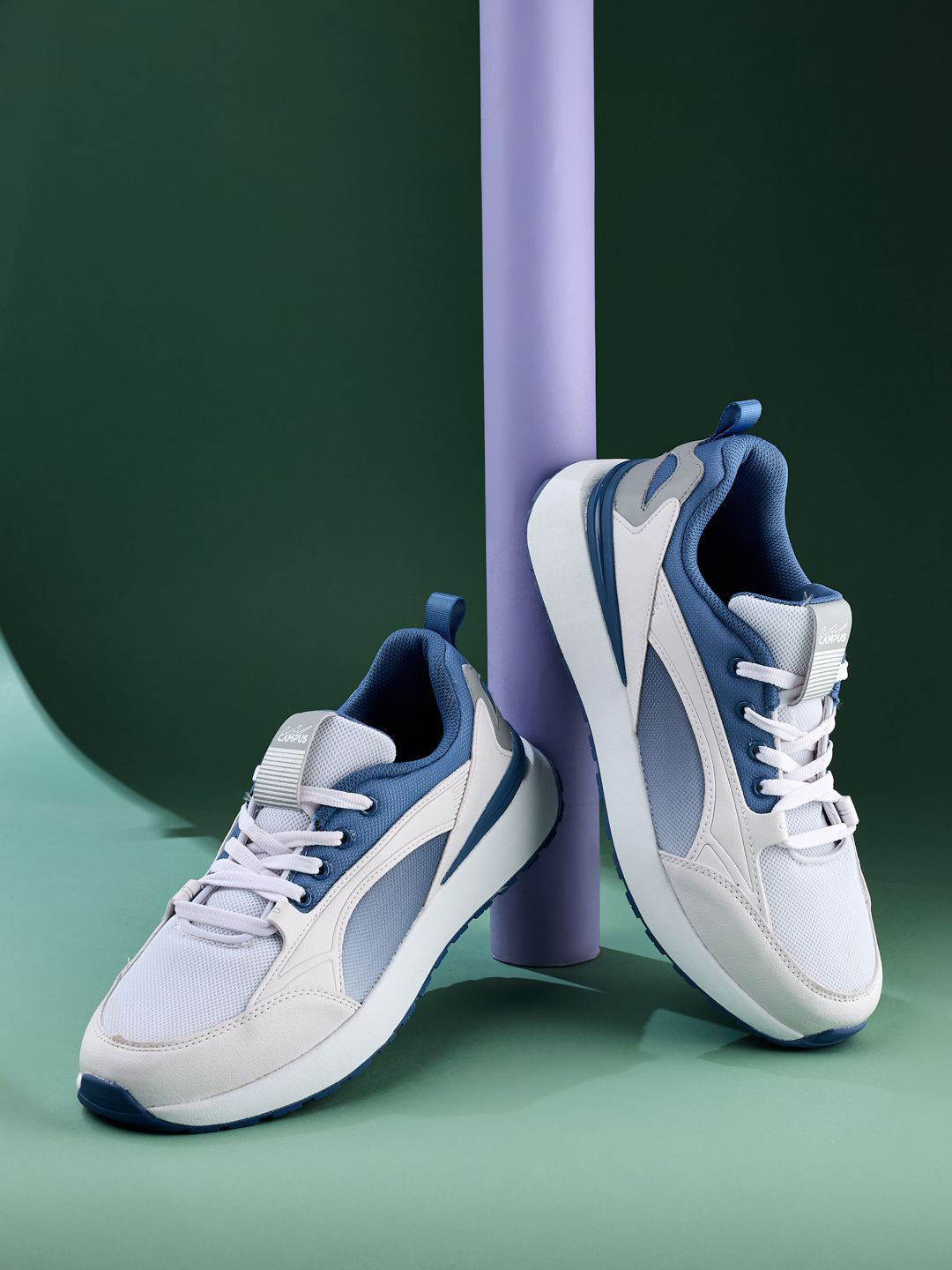 Campus Men FLOAT Colourblocked Lace-Ups Sneakers