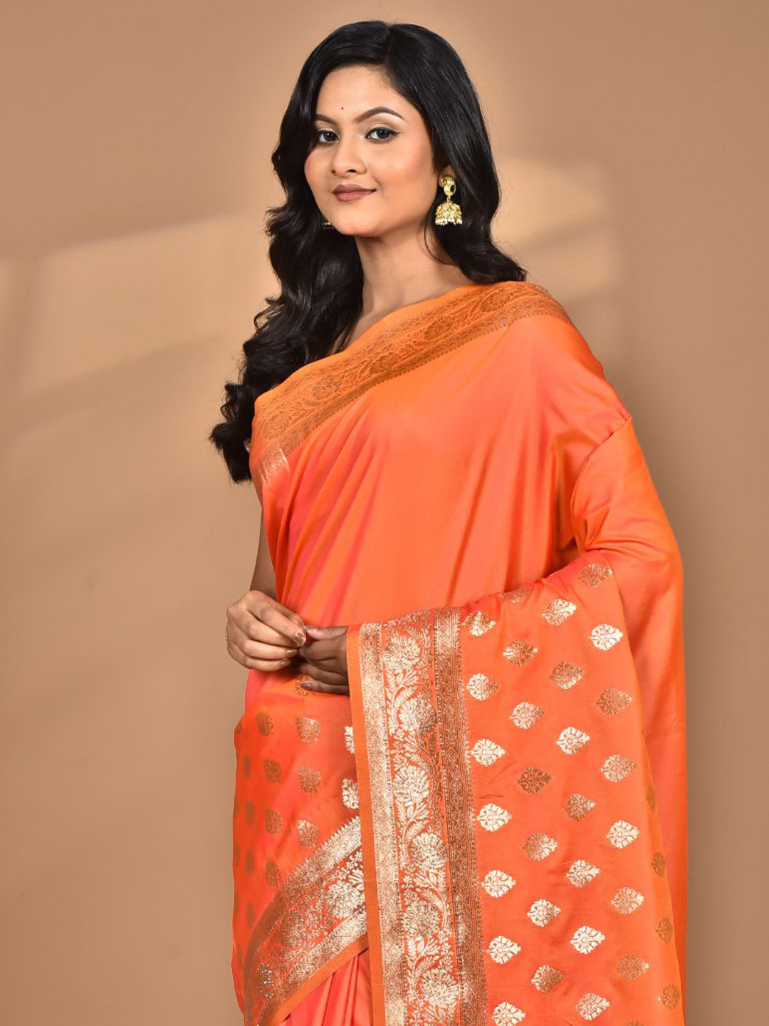 Morchari Woven Design Heavy Kolhapuri Saree