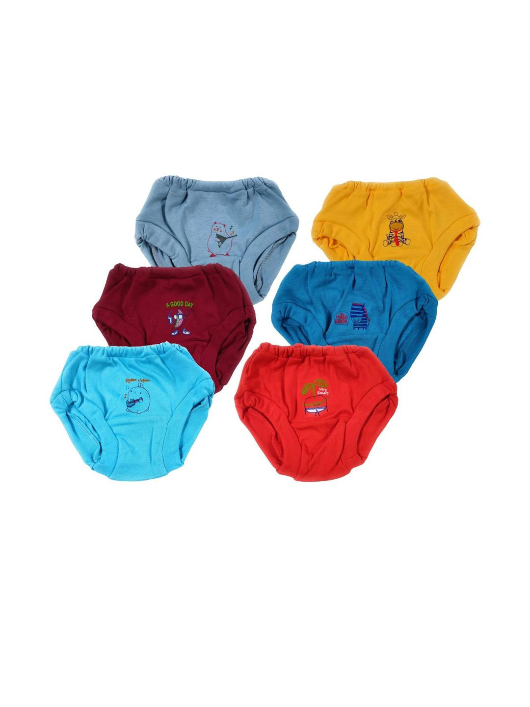 Baba & Baby Pack of 6 Unisex Kids Cotton Underwear