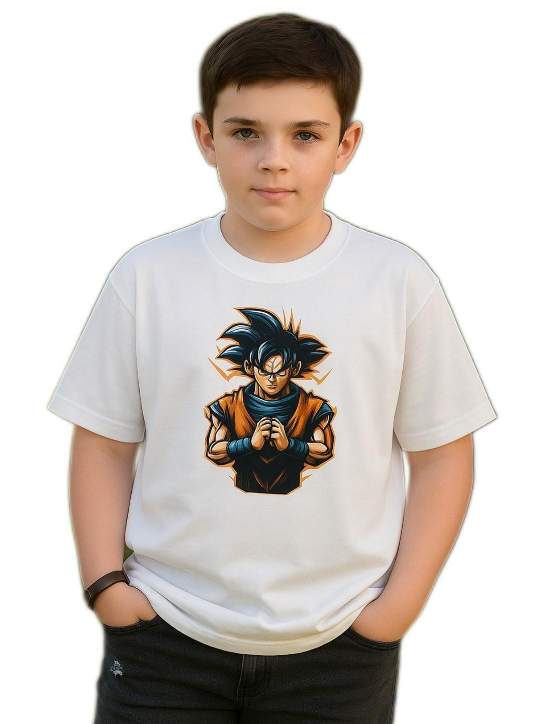 E-MAX Boys White Tshirts