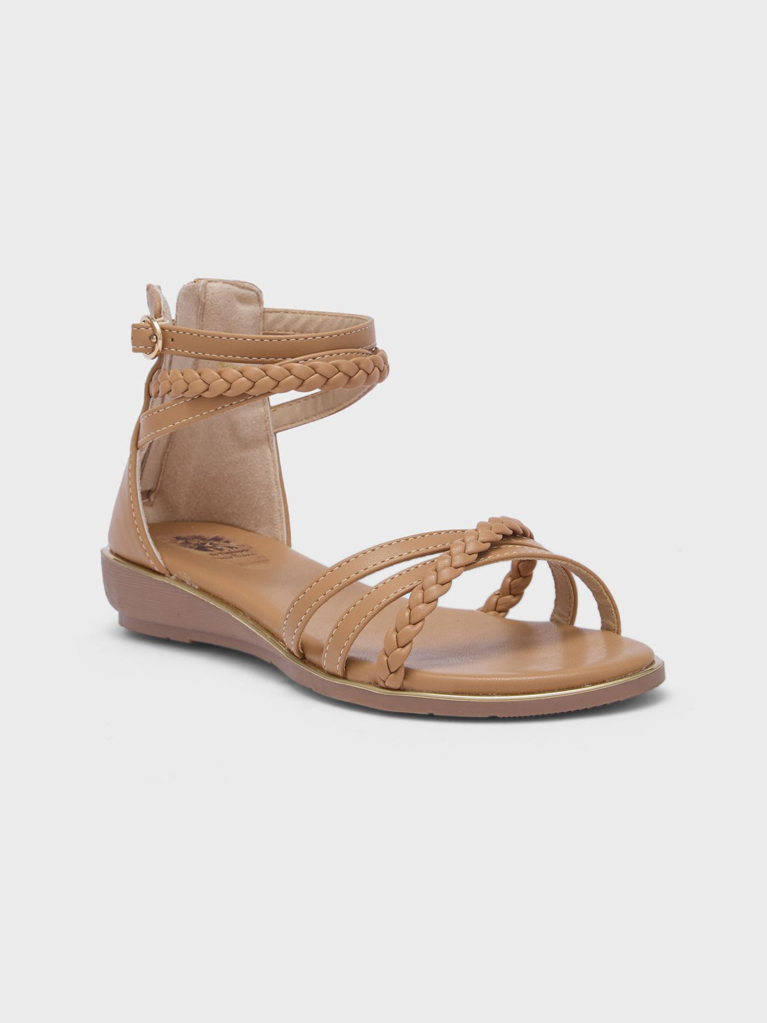 Sole To Soul Women Strappy Casual Open Toe Flats