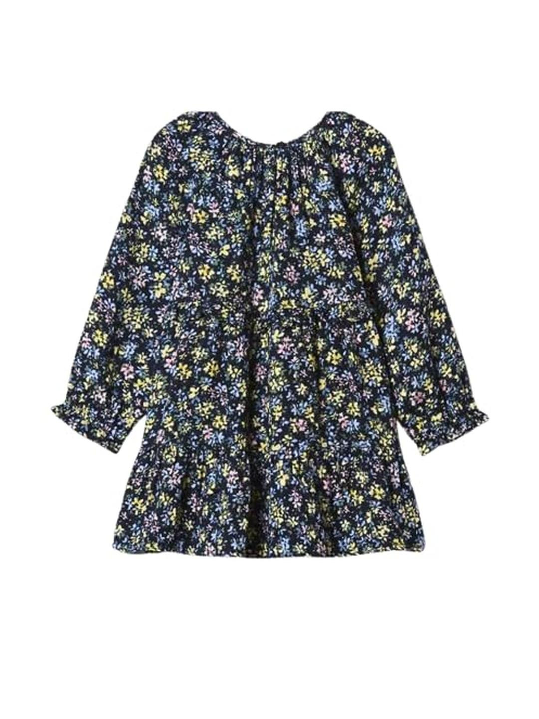 Allover Print Long Dress