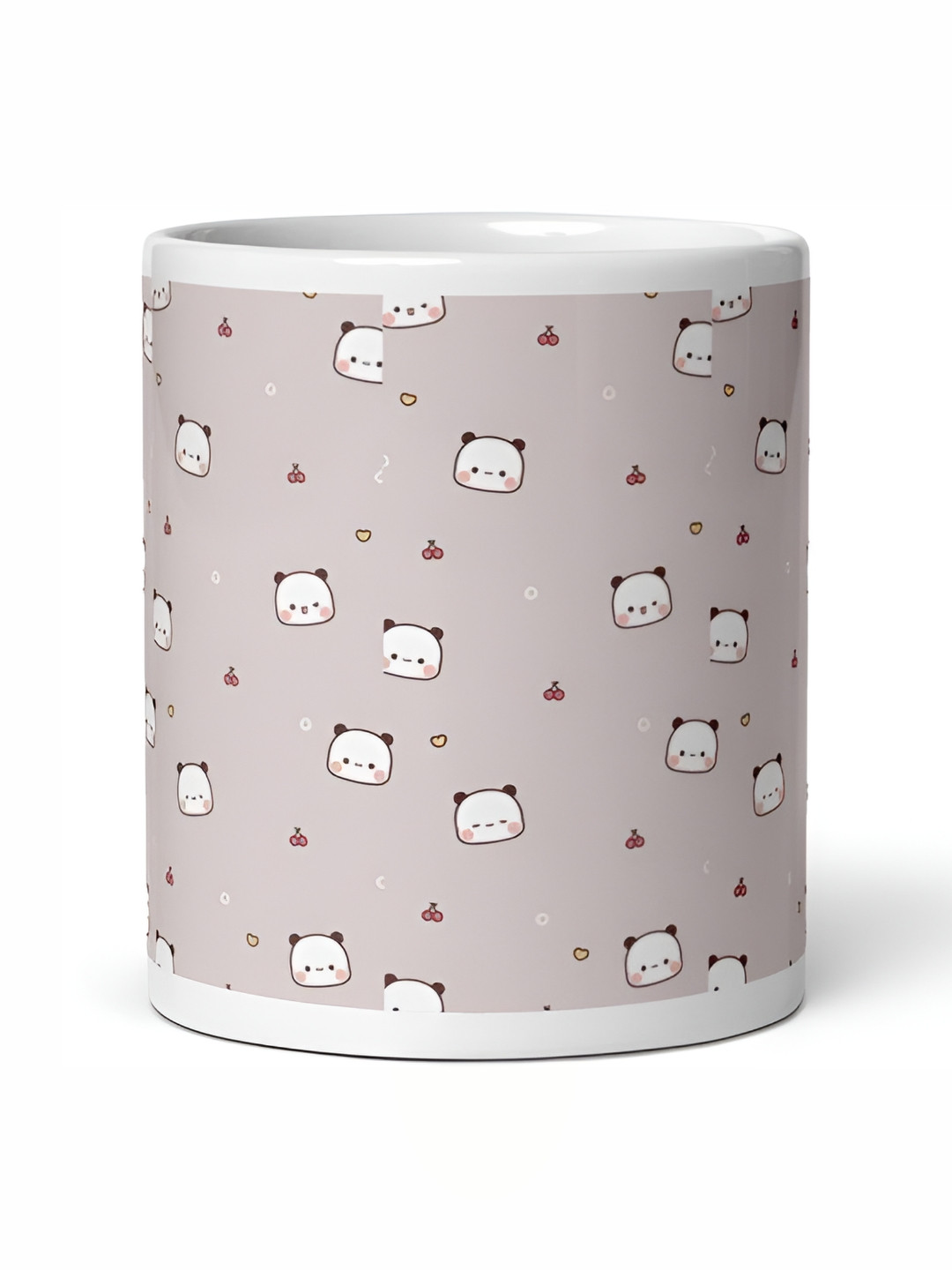 Mr UVD Pink Cartoon Characters Printed Ceramic Glossy Mug 350 ml