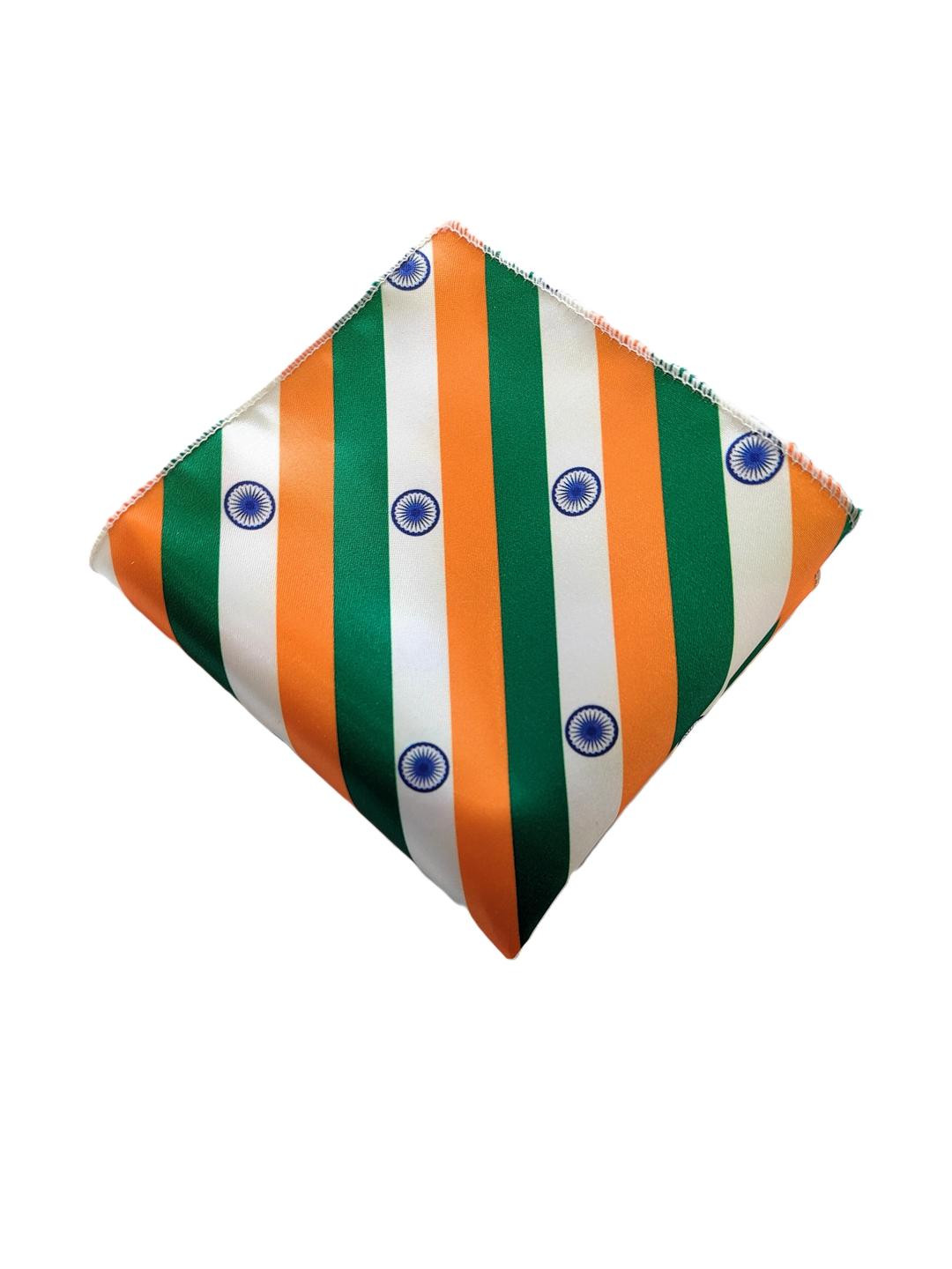 VOICI Men Flag Printed Pocket Square