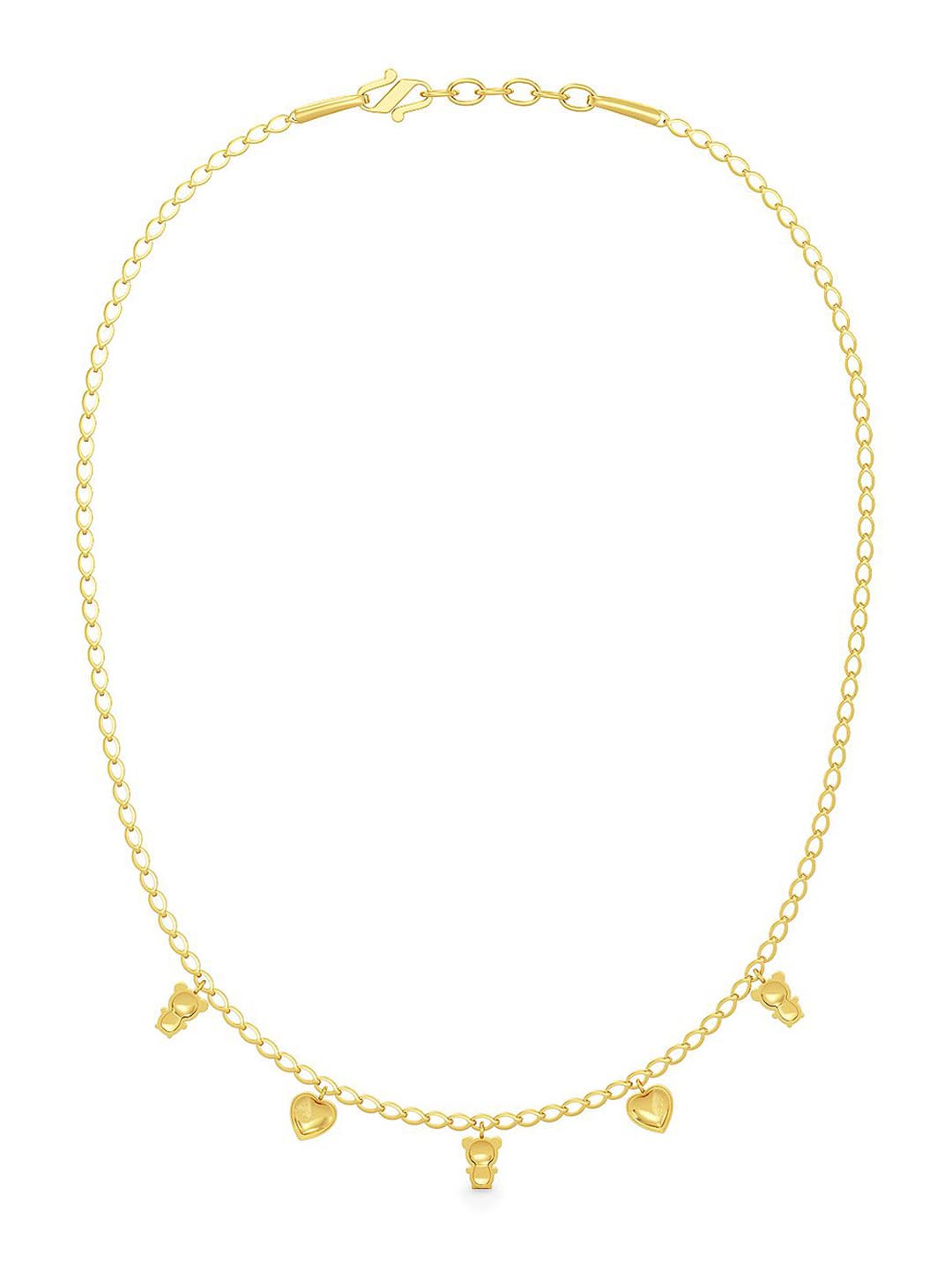 Joyalukkas Girls 22KT Super Cute Necklace Gold-8.28 g