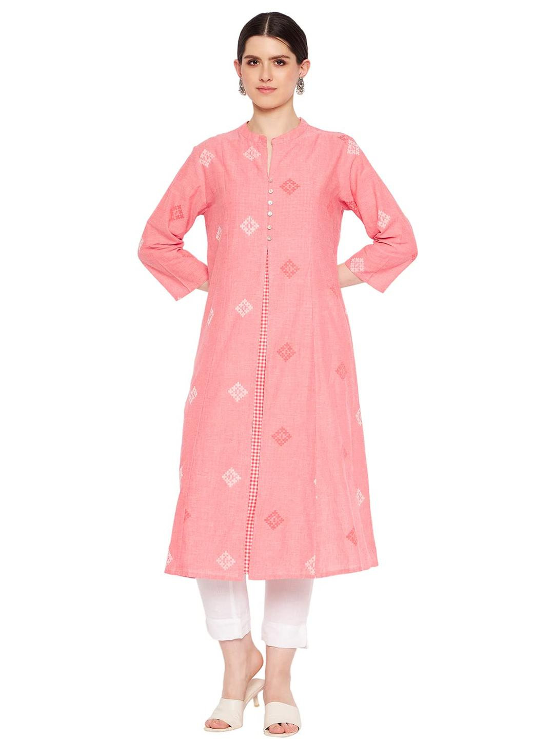 Rangavali Women Pink Kurtas