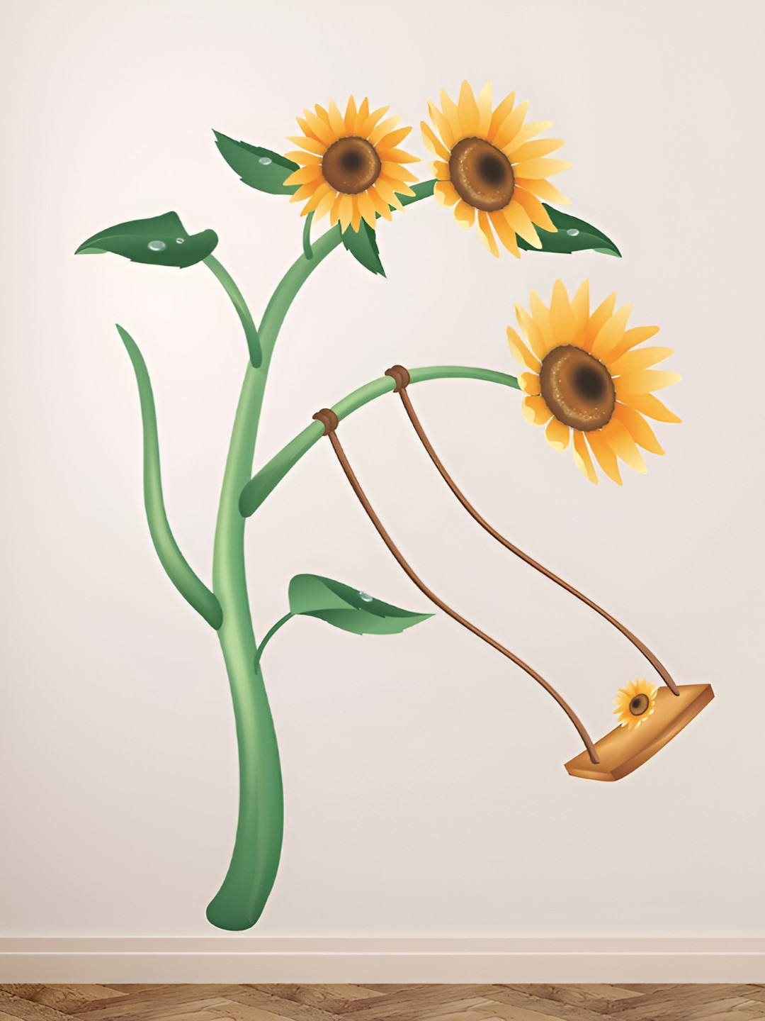 LANSTICK Sunflower Wallsticker
