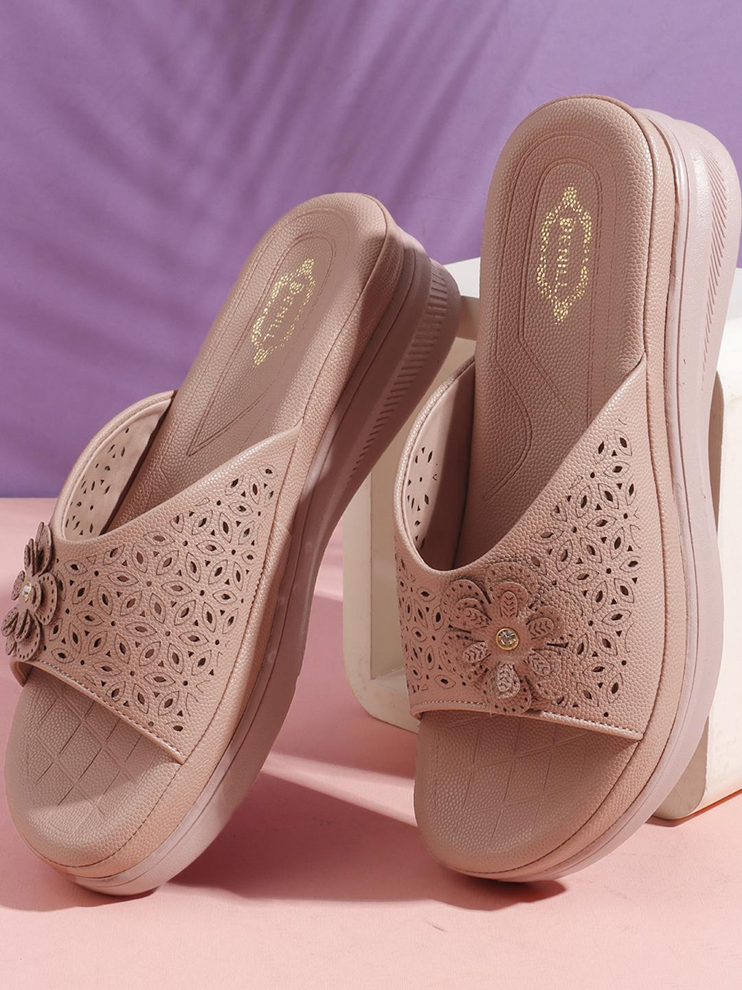 Denill Women Slip-On Platform Heels