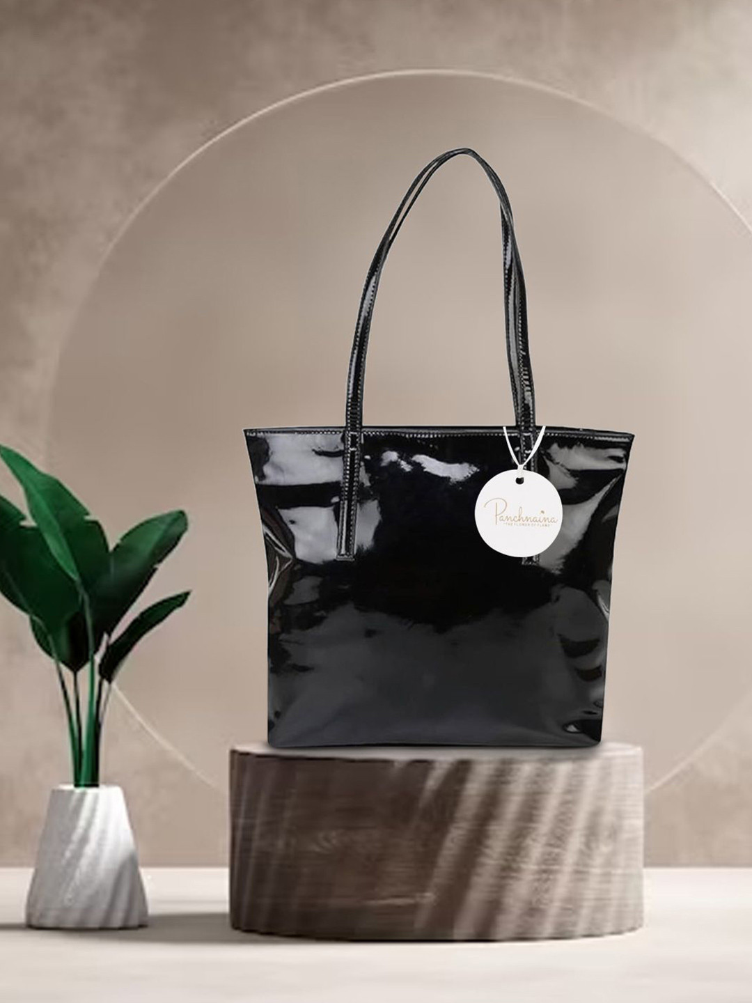 Panchnaina  Leather Shopper Tote Bag