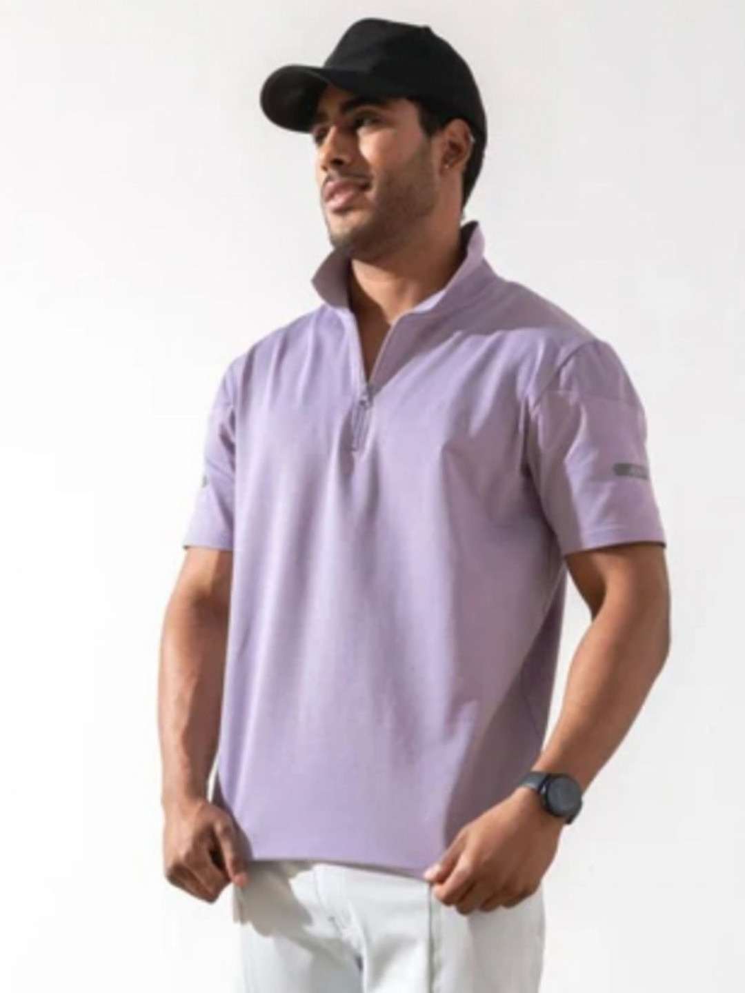 Xalt Life Men Anti Static Solid Polo Collar T-shirt