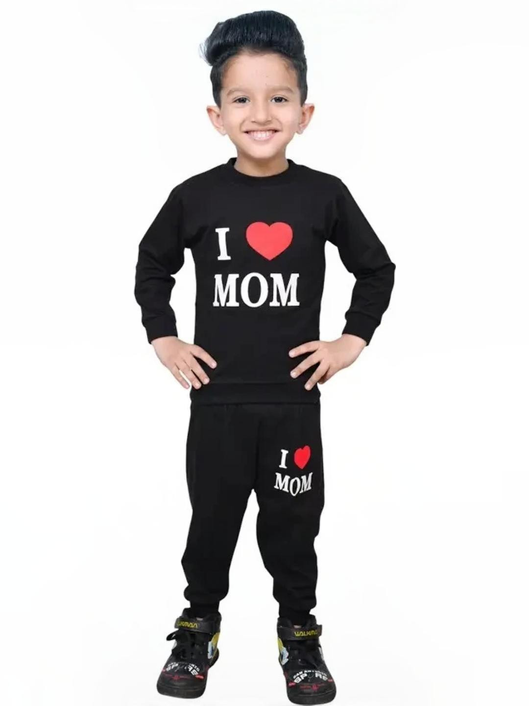 Fly Step Kids-Unisex Black Clothing Set
