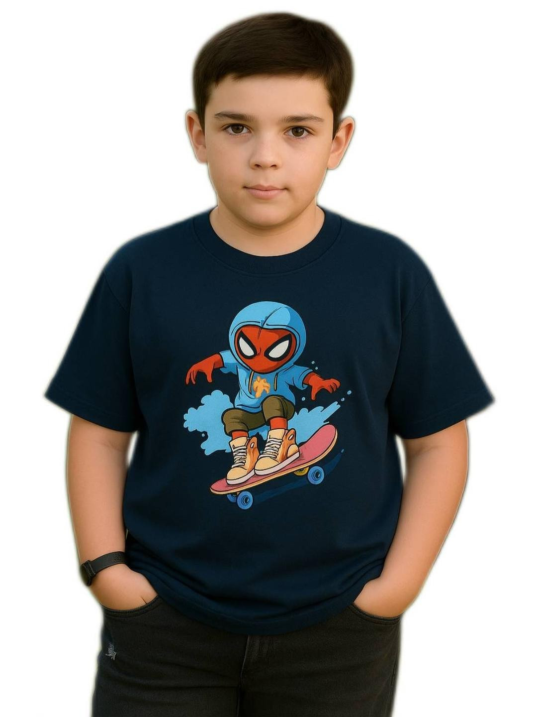 E-MAX Boys Blue Tshirts