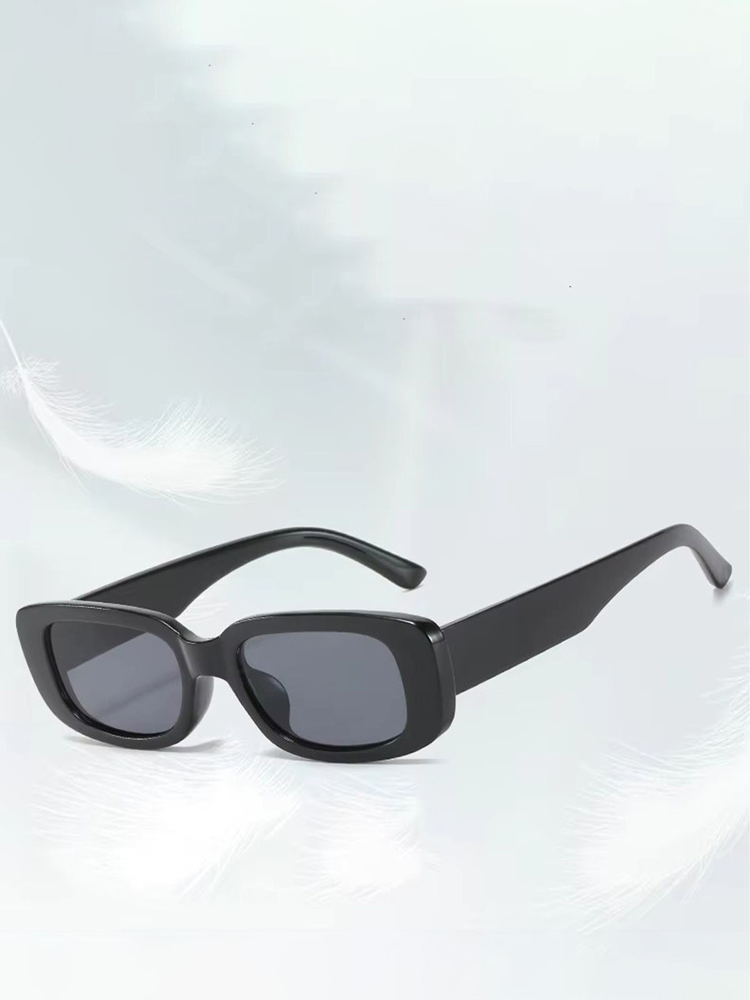 HAYDEN haiza Unisex Square UV Protected Lens Sunglasses Candy Black