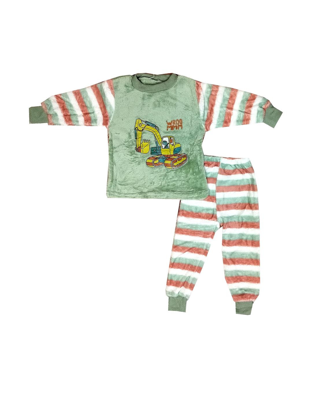 Fly Step Kids Green Clothing Set