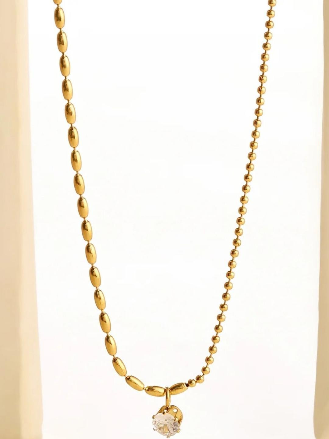 Bauble ClusterWomen Gold Necklace and Chains