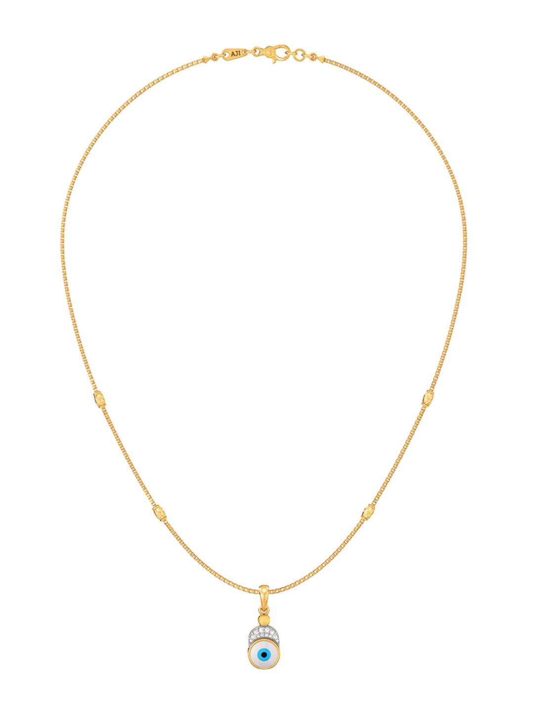 Joyalukkas 22KT Divine Defense Evil Eye Pendant Gold