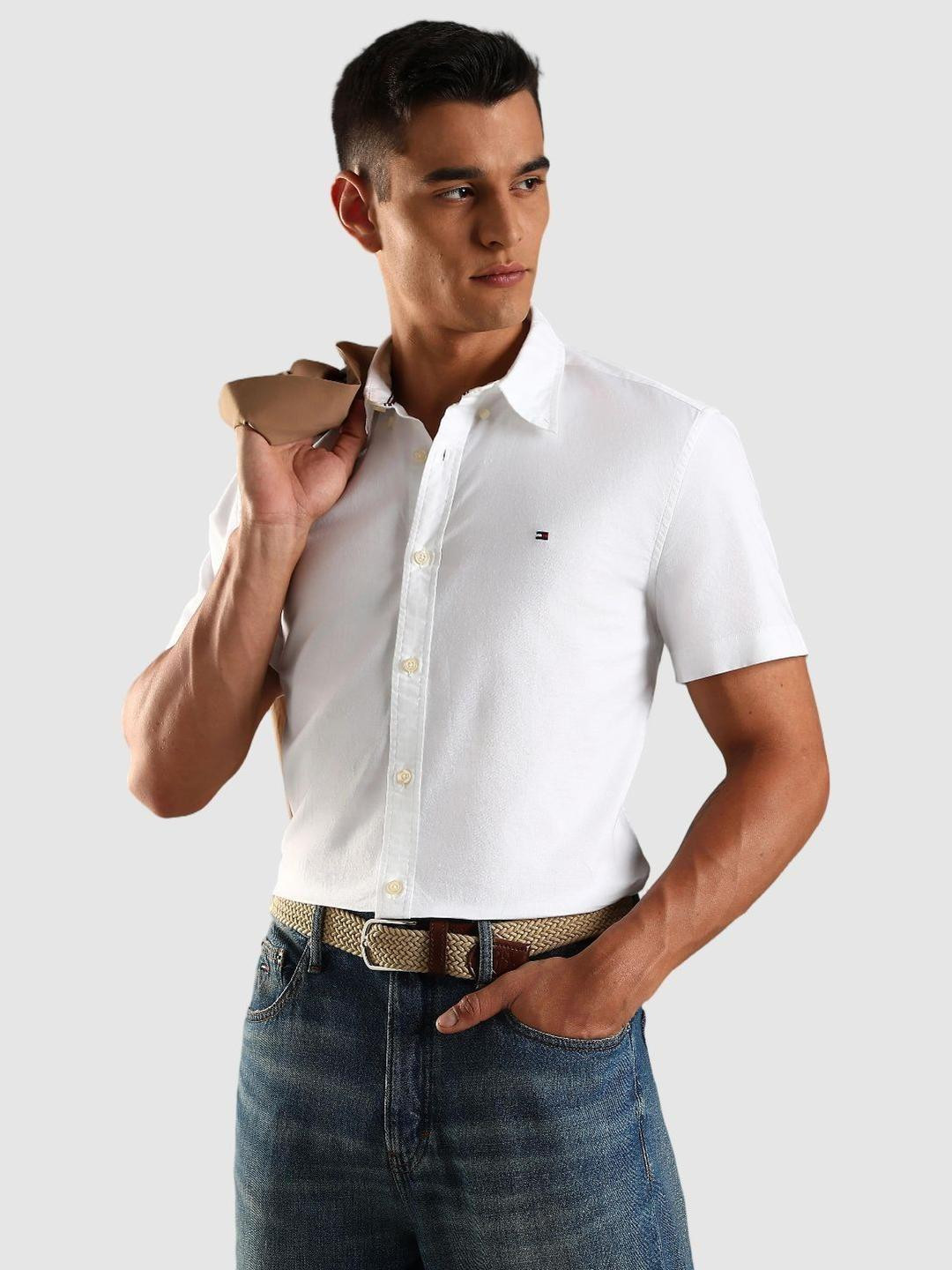 Tommy Hilfiger Regular Fit Button-Down Collar Oxford Woven Casual Shirt