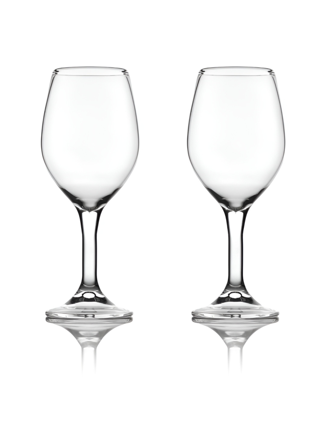 METIER Transparent 2 Pieces Borosilicate Glasses Easy To Clean Wine Glass