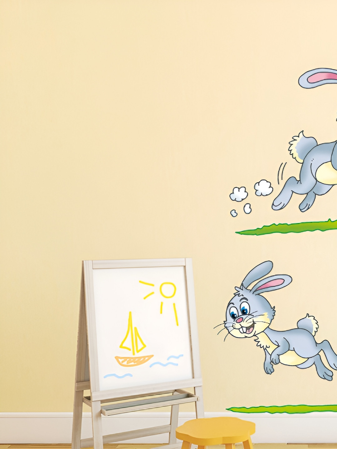 LANSTICK Rabit With Carrot Wall Sticker